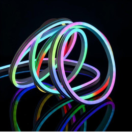 IMMAX NEO LITE SMART LED pásek NEON RGBIC, 24W, Wi-Fi, BT, 5m, IR dálk.ovladač, Beacon, TUYA