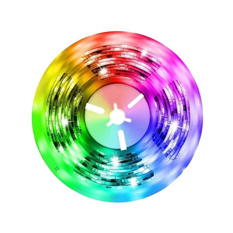 IMMAX NEO LITE SMART LED pásek RGBIC+CCTIC, 18W, Wi-Fi, BT, 5m, IR dálk.ovladač, Beacon, TUYA