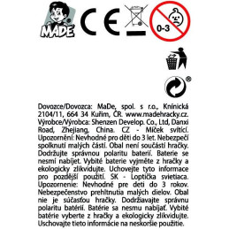 Míček masážní se světlem