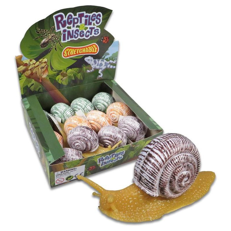 Šnek 13 cm, 12 ks v boxu