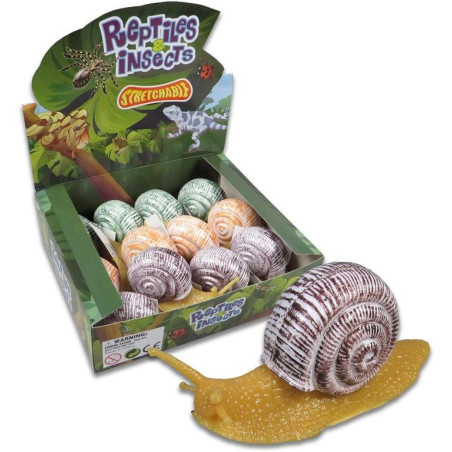 Šnek 13 cm, 12 ks v boxu