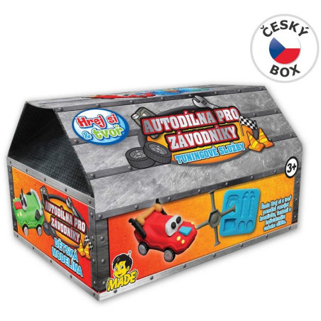 Made Hrej si ? tvoř MODELÍNA Autodílna pro závodníky