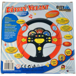 MaDe zvukový volant červená česky mluvící