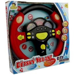 MaDe zvukový volant červená česky mluvící
