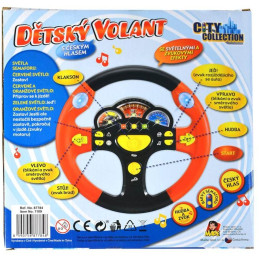 MaDe zvukový volant červená česky mluvící