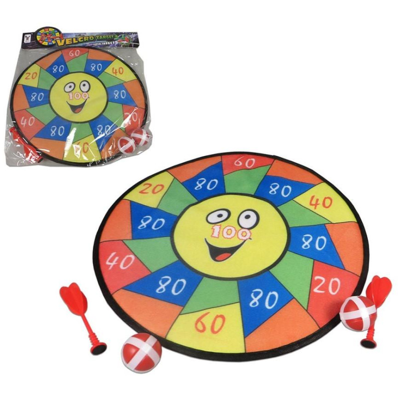 Terč se šipkami a míčky, 36 cm