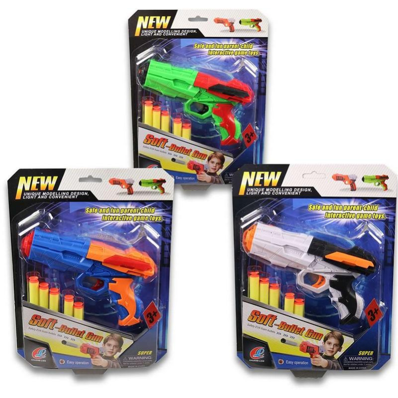 Pistole se softovými náboji 17,5cm