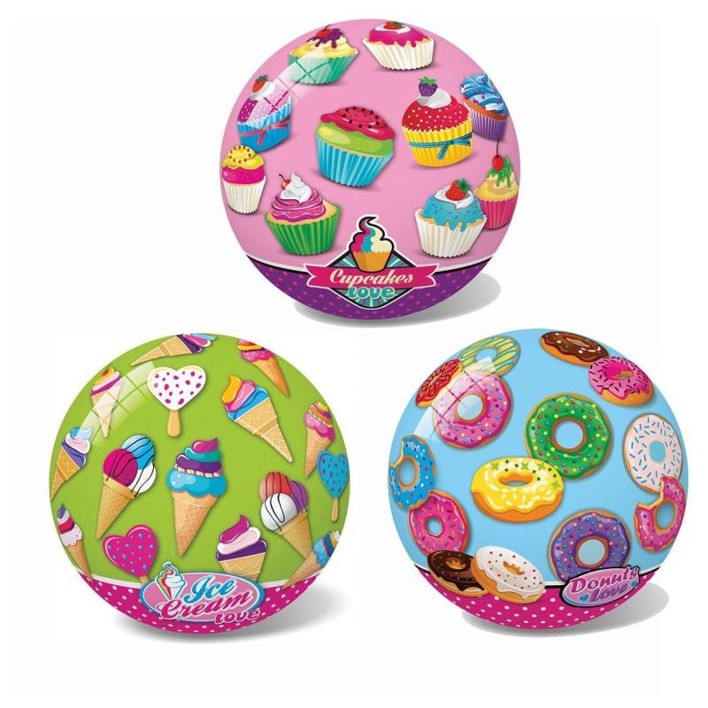 Míč- zmrzlina, cupcakes, donut, 14 cm