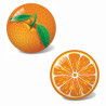 Orange ball, 23 cm
