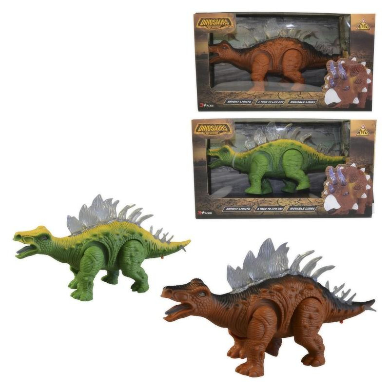 Dinosaurus na baterie, světlo, realistický zvuk, pohyb dopředu, 11 x 22 x 6 cm