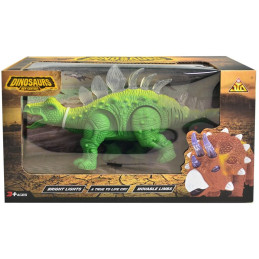 Dinosaurus na baterie, světlo, realistický zvuk, pohyb dopředu, 11 x 22 x 6 cm