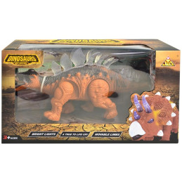 Dinosaurus na baterie, světlo, realistický zvuk, pohyb dopředu, 11 x 22 x 6 cm