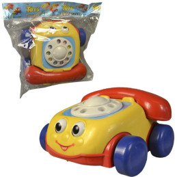 Telefon se šnůrkou, na tahání, 18 cm