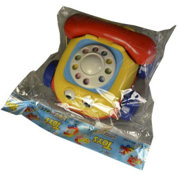 Telefon se šnůrkou, na tahání, 18 cm