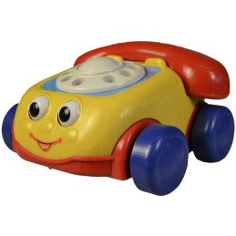 Telefon se šnůrkou, na tahání, 18 cm