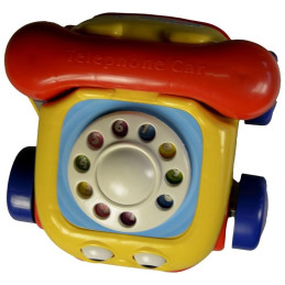 Telefon se šnůrkou, na tahání, 18 cm