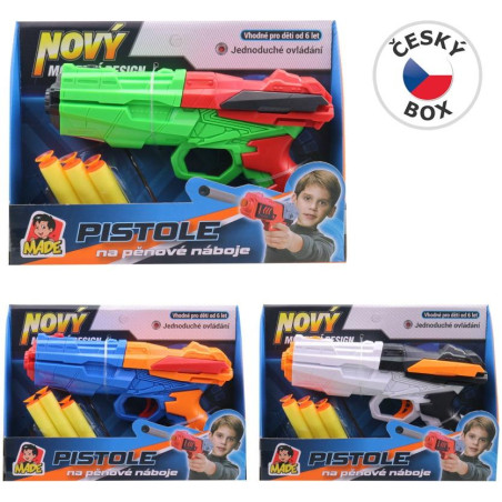 Pistole se softovými náboji, 20 cm