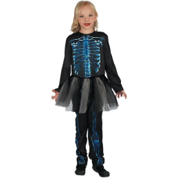 Šaty na karneval - kostra, 120-130 cm