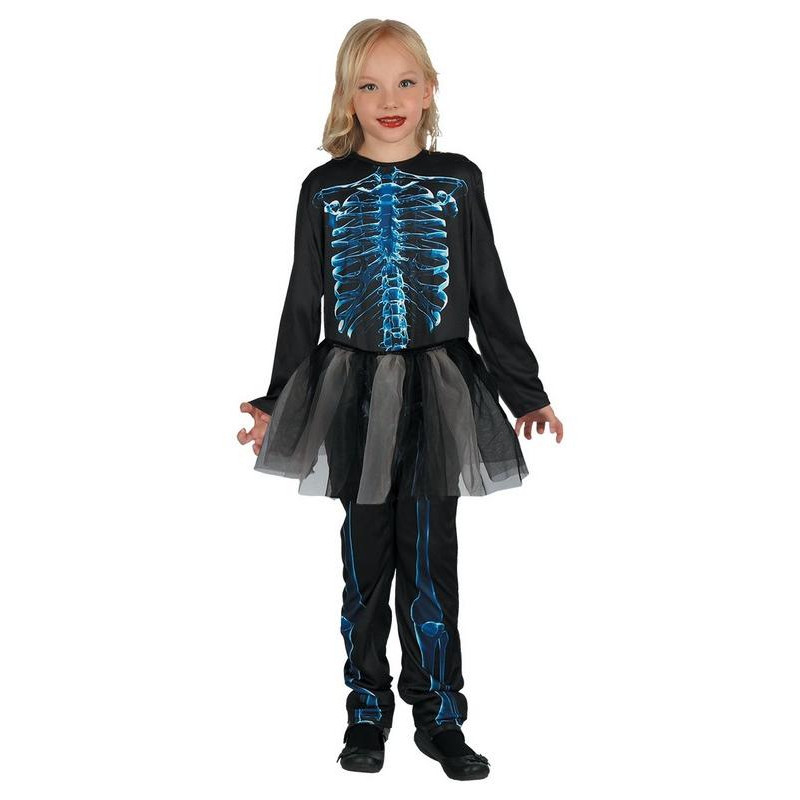 Šaty na karneval - kostra, 120-130 cm