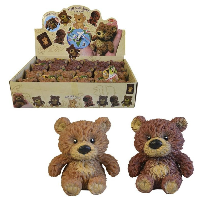 Medvěd softový, 8 cm, 24 ks v boxu