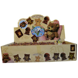 Medvěd softový, 8 cm, 24 ks v boxu