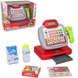 Pokladna na baterie, český design, 20 cm