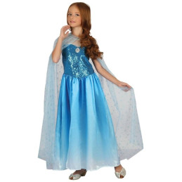 Šaty na karneval - sněhová královna, 130-140 cm