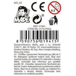 Žába strečová, 24 ks v boxu, 17cm