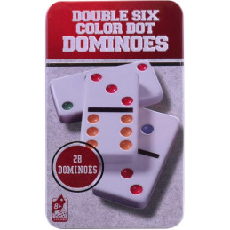 Domino v kovovém boxu 28 ks, 19x11cm