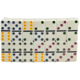 Domino v kovovém boxu 28 ks, 19x11cm