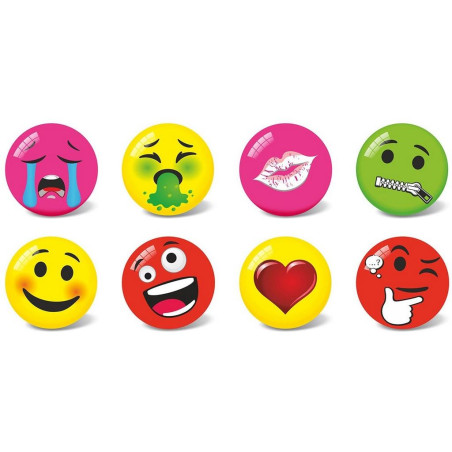 Míč s obličejem - malý, 11 cm