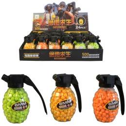 Náhradní kuličky 6 mm, 500 ks, 24 ks v boxu, 30 x 21 cm