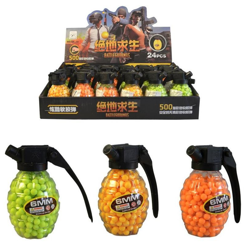 Náhradní kuličky 6 mm, 500 ks, 24 ks v boxu, 30 x 21 cm