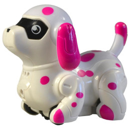 Pejsek, jezdící po namalované čáře