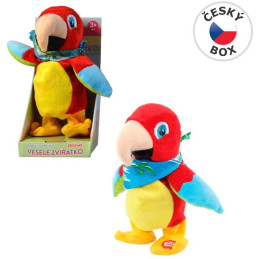 Papoušek opakující a chodící, 22 cm