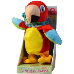 Papoušek opakující a chodící, 22 cm