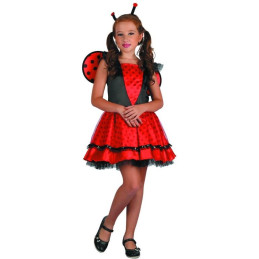 Šaty na karneval - beruška, 120-130 cm