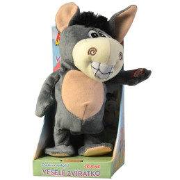 Oslík opakující a chodící 22 cm