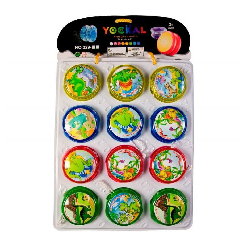 Yoyo s dinosaury, 12 ks na kartě, 4 x 5 x 5 cm