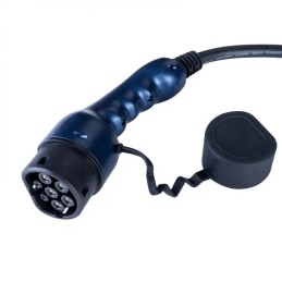 Akyga Stromkabel für Elektrofahrzeuge 32A CEE 3-polig Typ2 LCD, 5m