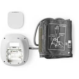 NEDIS tlakoměr na paži/ LCD dsplej/ bílý