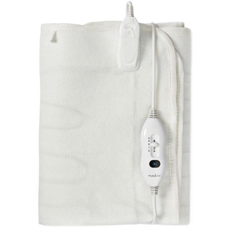NEDIS elektrická deka/ 1 osoba/ 150 x 80 cm/ 3 nastavení teploty/ ochrana proti přehřátí/ Polyester