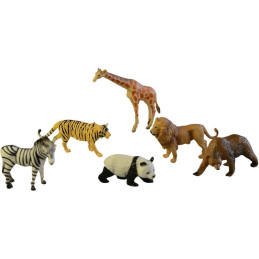 MaDe Zvířátka v boxu tropická, 6 ks, 46 x 7 cm