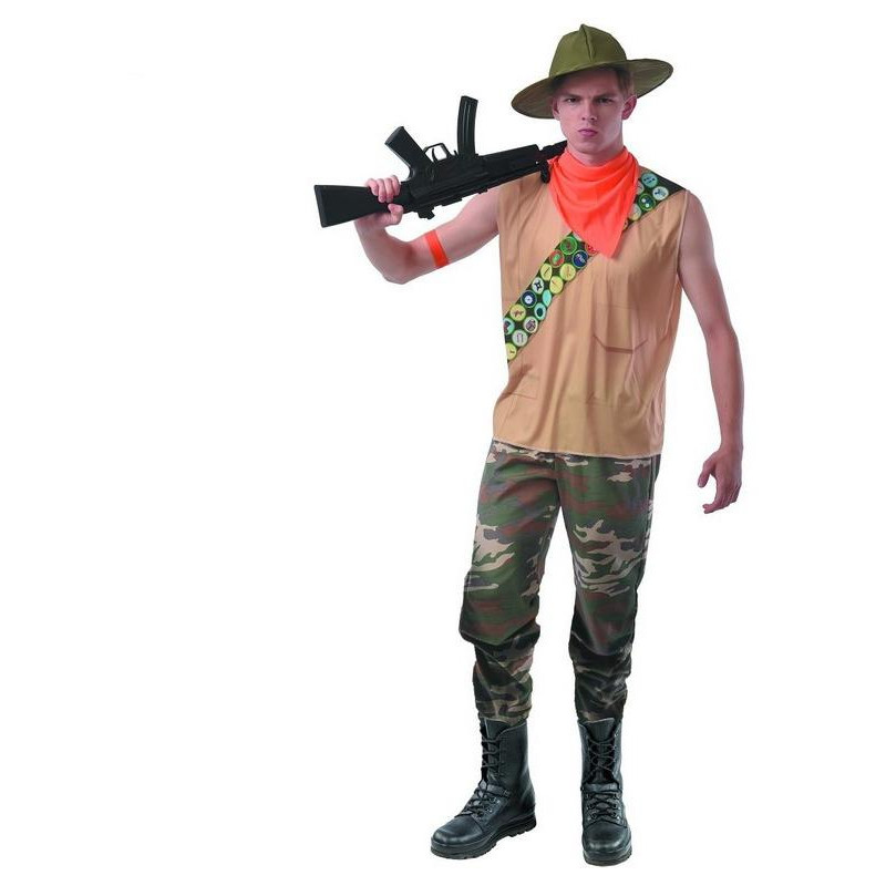 Šaty na karneval - myslivec, M (52-54)