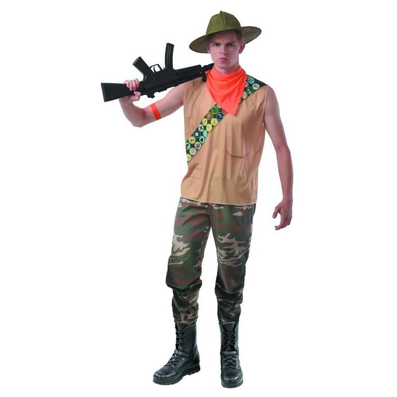 Šaty na karneval - myslivec, L (56-58)