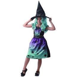 Šaty na karneval - čarodějnice, 120 - 130 cm