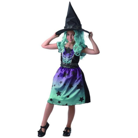 Šaty na karneval - čarodějnice, 120 - 130 cm