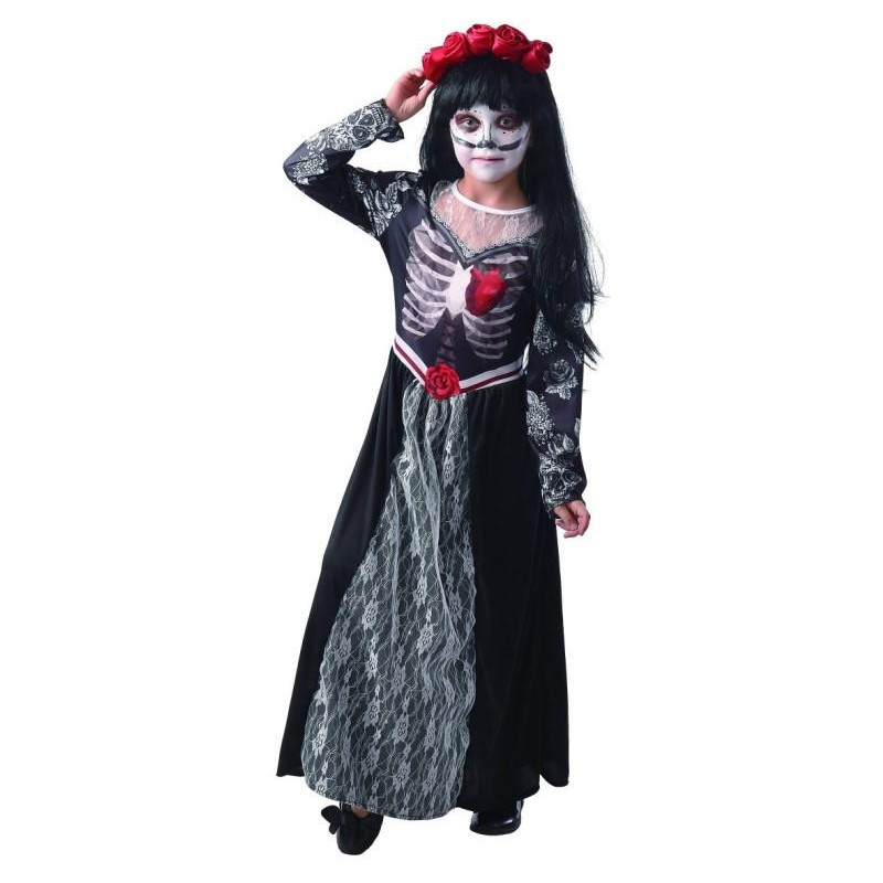 Šaty na karneval - smrt, 110 - 120 cm
