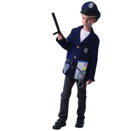 Šaty na karneval - policista, 130 - 140 cm