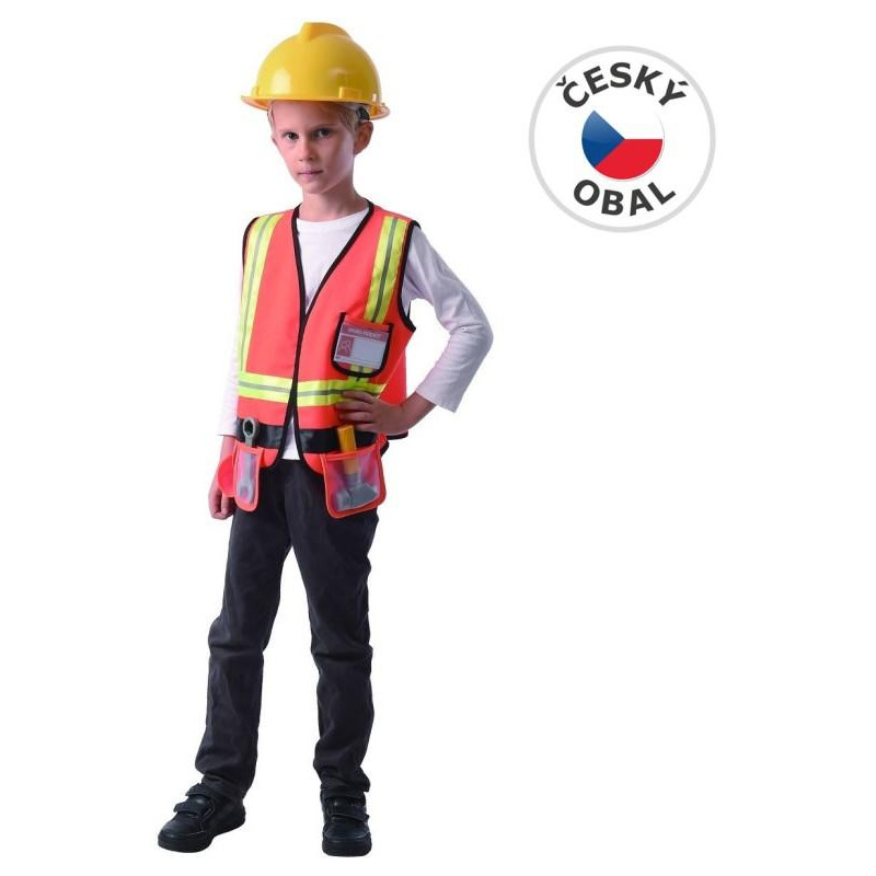 Šaty na karneval - opravář, 110 - 120 cm